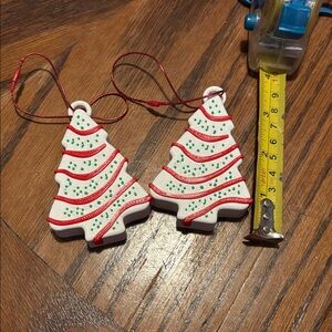 3D Printed Christmas Tree Cakes Ornaments